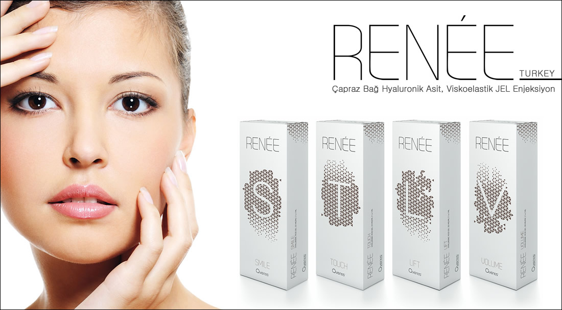 Renee Turkey, Türkiye RENÉE Dermatoloji Alanında; Ameliyatsız Yüz Gençleştirme ve Dudak Estetik şekil verme operasyonlarında kullanılan botoks ve dolgu malzemesi
